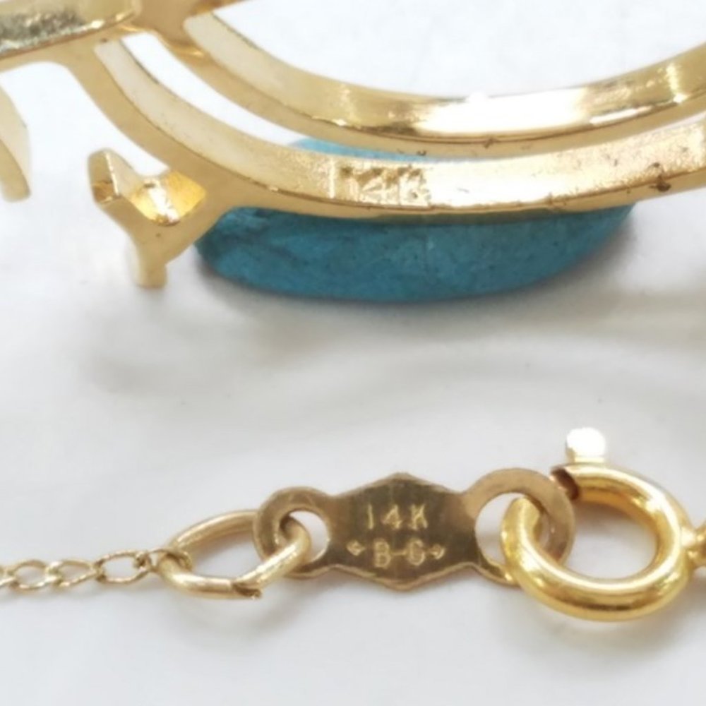 1mm Diamond 14K Yellow Gold High Wheel Bicycle 16 inch Necklace 2.4g - Picture 3 of 10